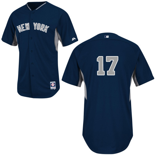 Brendan Ryan #17 MLB Jersey-New York Yankees Men's Authentic 2014 Navy Cool Base BP Baseball Jersey - Click Image to Close